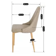 TORINO bézs színű szék