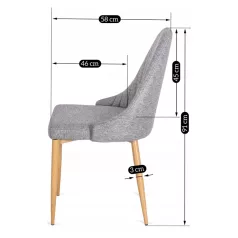 TORINO Szék Szürke