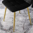 YORK fekete bársony szék