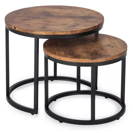 FIGO rusztikus tölgyfa asztalgarnitúra