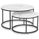 DAFNE MAX fehér márvány asztal szett