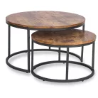 FIGO MAX rusztikus tölgyfa asztalgarnitúra