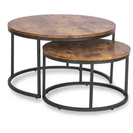 FIGO MAX rusztikus tölgyfa asztalgarnitúra