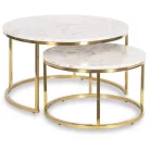 OLIS MAX Arany Márvány Asztal Garnitúra