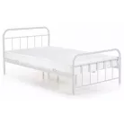 PABLO fém ágy 120x200 fehér