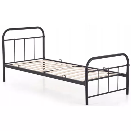 PABLO fém ágy 90x200 fekete