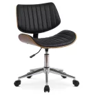 TEXAS Forgószék Fekete Ekobőr