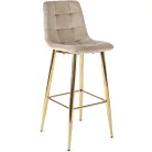 ARIEL Ekrü bársony szék