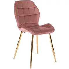 LUCKY Rózsaszín Bársony Fotel