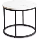 CONNY asztal, fehér márvány/fekete