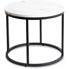 CONNY asztal, fehér márvány/fekete