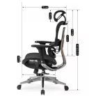 NINO ergonomikus fekete forgószék
