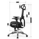 ROYAL ergonomikus fekete forgószék