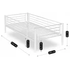 RODEZ Emeletes Ágy 90x200 Gyerekeknek Fehér