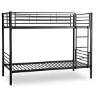 RODEZ Emeletes Ágy 90x200 Gyerekeknek Fekete