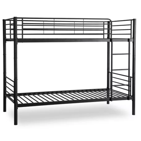 RODEZ Emeletes Ágy 90x200 Gyerekeknek Fekete