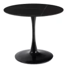 SANDER Kerámia Asztal 89 cm Fekete