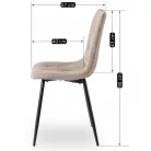 ROBIN 2 bézs színű szék