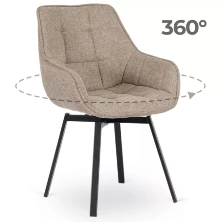 LUNA 2 Forgószék Bézs