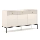 MARCOS Fiókos Komód 154 cm Bordázott Kasmír