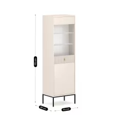 MARCOS hornyolt üvegvitrin kasmírból