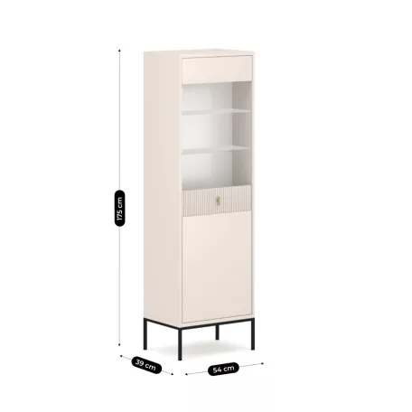 MARCOS hornyolt üvegvitrin kasmírból