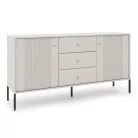 SOFT Fiókos Komód 154 cm Kétajtós Bordázott Kasmír