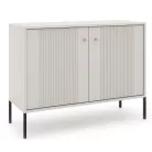 SOFT Fiókos Komód 104 cm Kétajtós Bordázott Kasmír