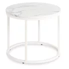AGNES Fehér Márvány Asztal