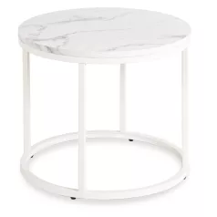 AGNES Fehér Márvány Asztal