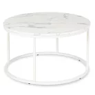 AGNES MAX Fehér Márvány Asztal