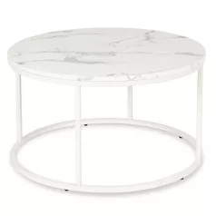 AGNES MAX Fehér Márvány Asztal