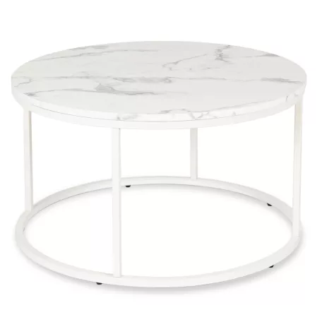 AGNES MAX Fehér Márvány Asztal