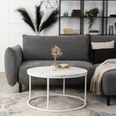 AGNES MAX Fehér Márvány Asztal