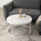 AGNES MAX Fehér Márvány Asztal