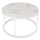 AGNES MAX Fehér Márvány Asztal