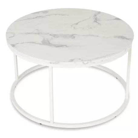 AGNES MAX Fehér Márvány Asztal