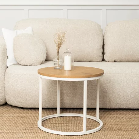 ANN tölgy/fehér asztal