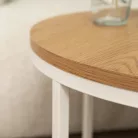 ANN tölgy/fehér asztal