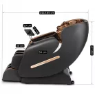 VX MAX barna öko bőr masszázsfotel