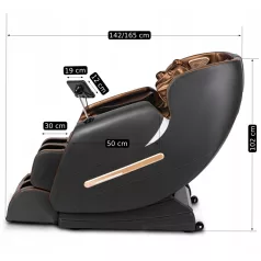 VX MAX barna öko bőr masszázsfotel