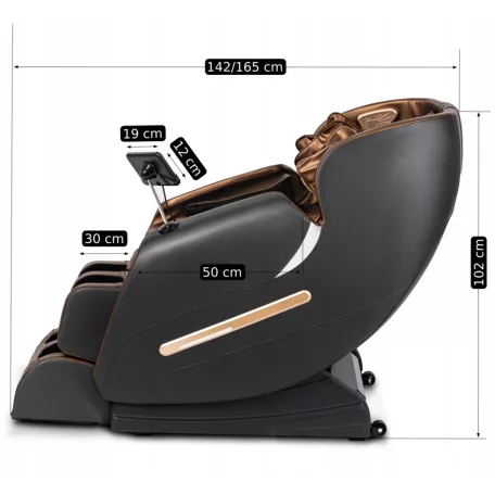 VX MAX barna öko bőr masszázsfotel