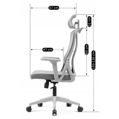 JULIET ergonomikus szürke forgószék