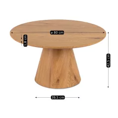 CARLY MAX tölgyfa asztal