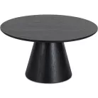 CASSANDER MAX Fekete asztal