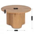 ARION MAX tölgyfa asztal