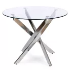 SALLO 2 üvegasztal 110 cm