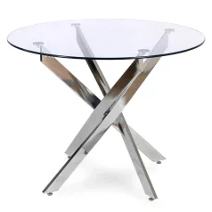 SALLO 2 üvegasztal 110 cm