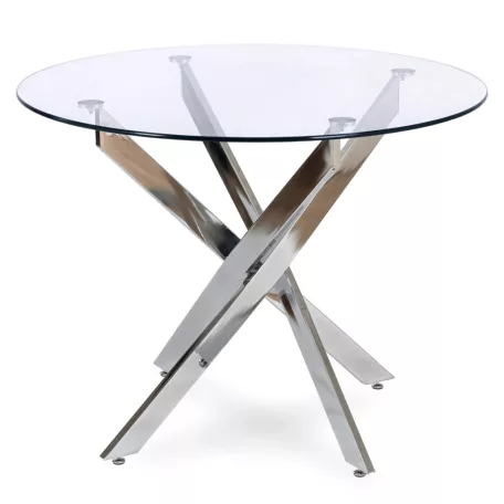 SALLO 2 üvegasztal 110 cm