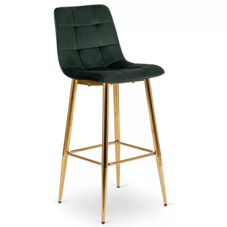 ARIEL zöld bársony szék